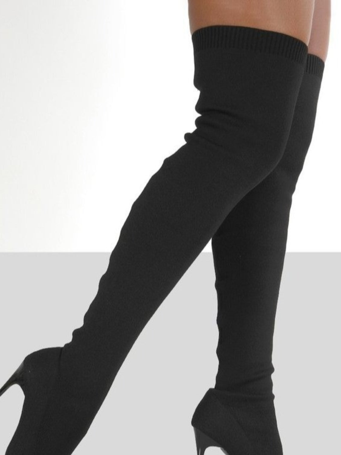 KayBee Point Toe Over Knee Stiletto Boots