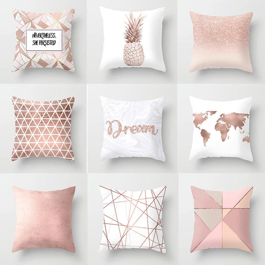 So Pretty in Soft Pink Throw Pillowcases