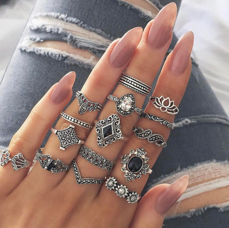 KayBee & Company 15 Piece Vintage Ring Set