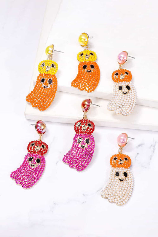 KayBee So Spooky Halloween Ghost Shape Dangle Earrings