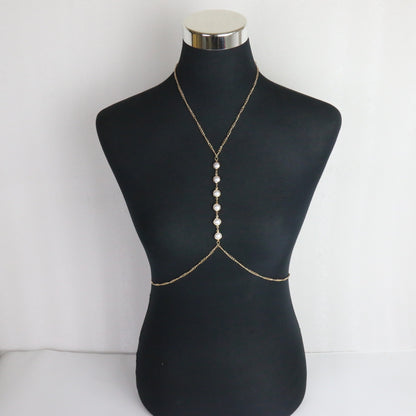 KayBee & Company SO Pearl Body Chains Waist Chain