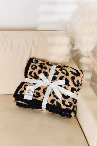 KayBee Cuddley Leopard Decorative Throw Blanket