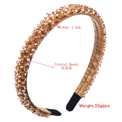 So Pretty Crystal Headband Hair Accessories For Women Handmade