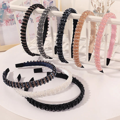 So Pretty Crystal Headband Hair Accessories For Women Handmade