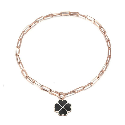 Lucky Four-Leaf Charm Necklace