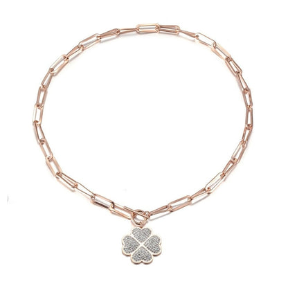 Lucky Four-Leaf Charm Necklace