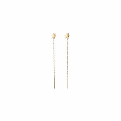Star Front/Back Drop Earrings