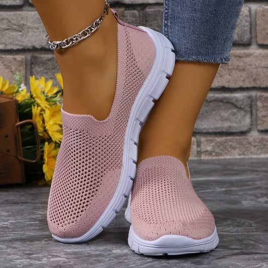 KayBee So Meshed Breathable Round Toe Slip-Ons