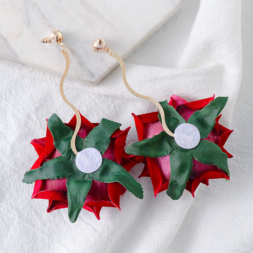 KayBee & Company Rose Dangle Earrings