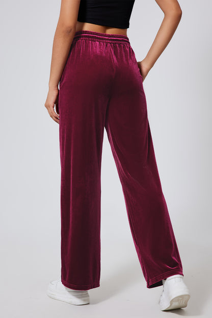 KayBee Styled Drawstring Wide Leg Active Pants