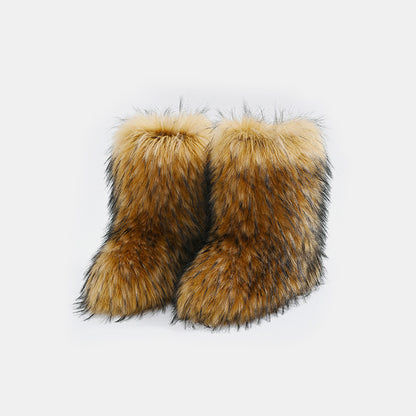 KayBee Thermal Fuzzy Platform Boots