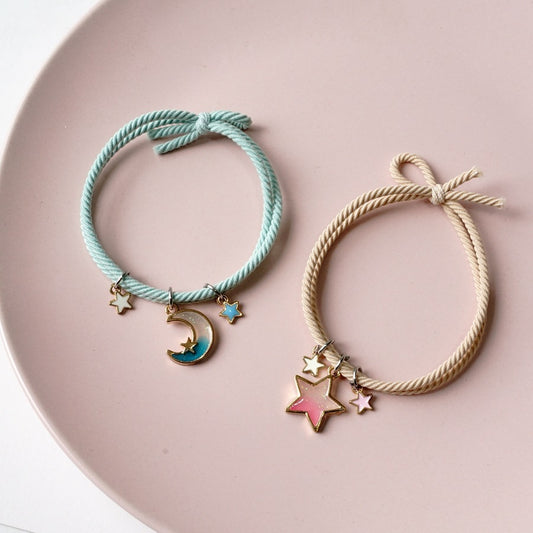 So Cute Star or Moon Hair Tie