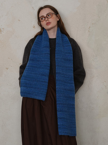 KayBee Striped Detail Knit Scarf