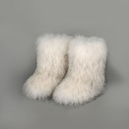 KayBee Thermal Fuzzy Platform Boots