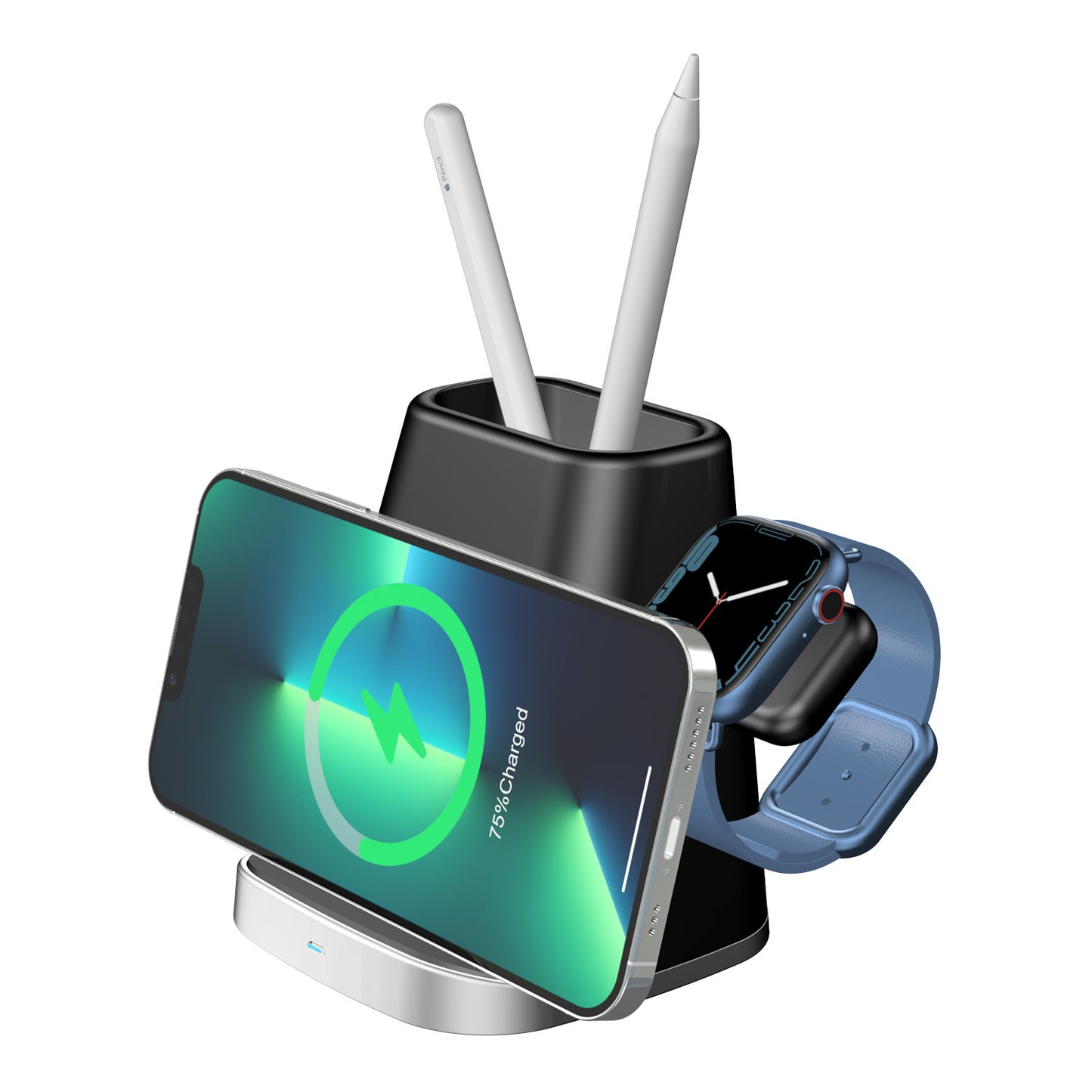 TRENDING - Vertical Stand 3 In 1 Wireless Charger