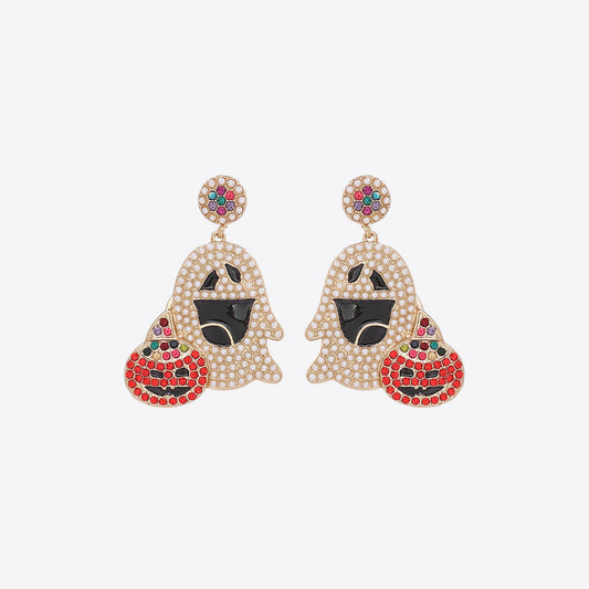 KayBee So Spooky Halloween Ghost Rhinestone Earrings