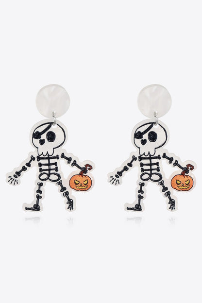 KayBee So Spooky and Skulled Halloween Theme Earrings