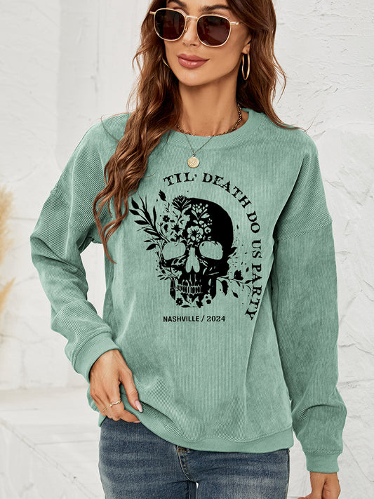 KayBee So Spooky Halloween TIL DEATH DO US PART Sweatshirt