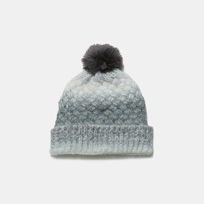 KayBee Gradient Knit Hat with Pompom