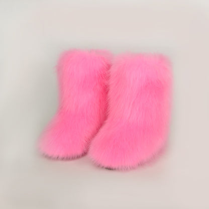 KayBee Thermal Fuzzy Platform Boots