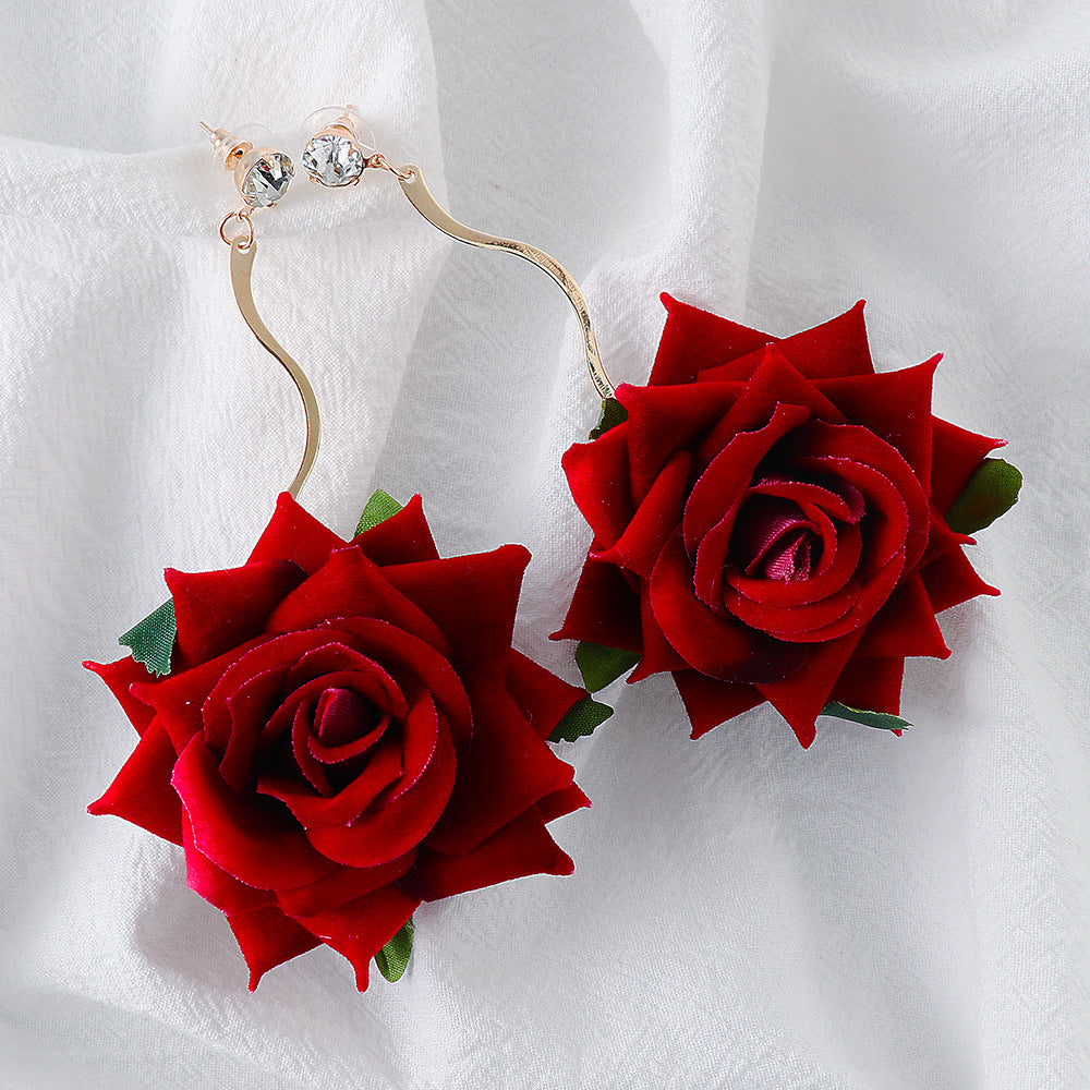 KayBee & Company Rose Dangle Earrings