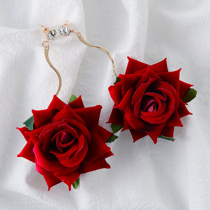 KayBee & Company Rose Dangle Earrings